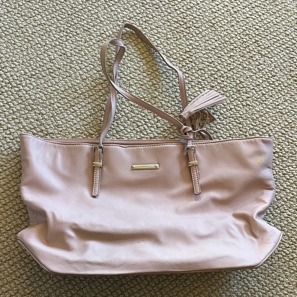 Nine West Blush Pink Tote Bag - Picture 1 of 4